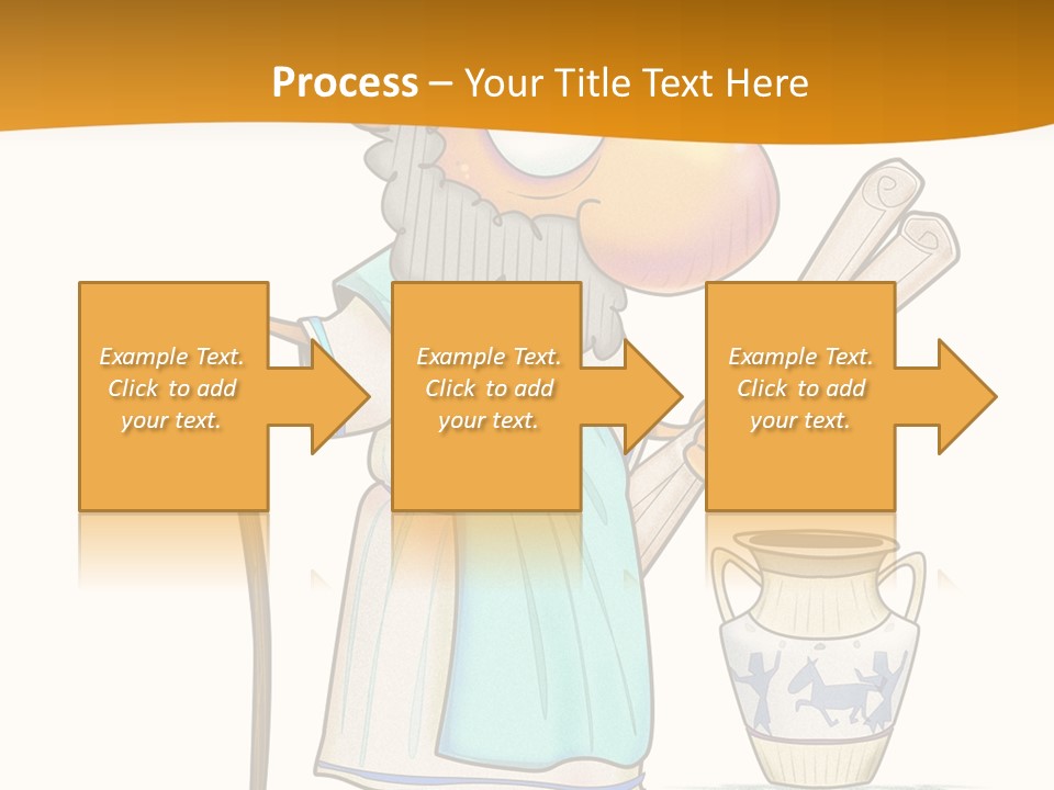 A Man With A Beard Holding A Baseball Bat PowerPoint Template