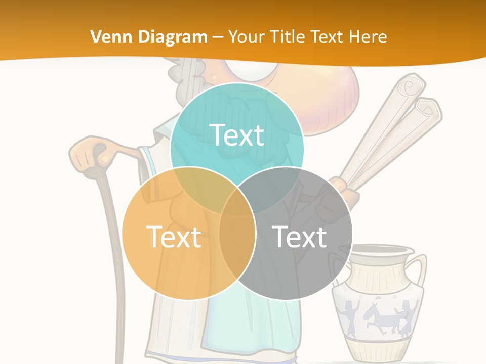 A Man With A Beard Holding A Baseball Bat PowerPoint Template