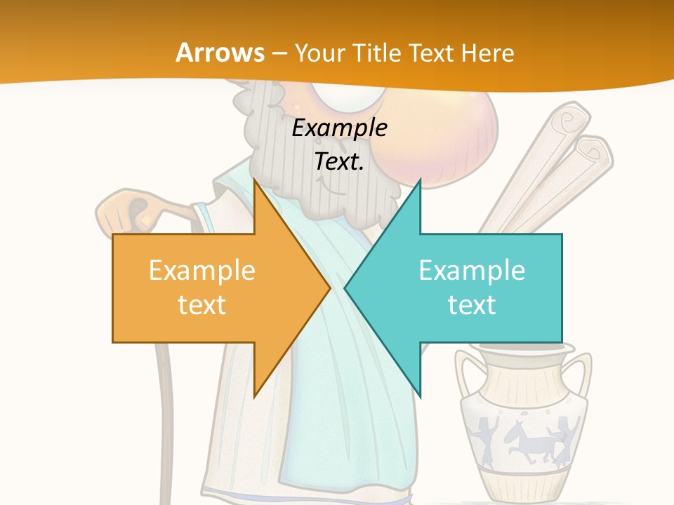 A Man With A Beard Holding A Baseball Bat PowerPoint Template