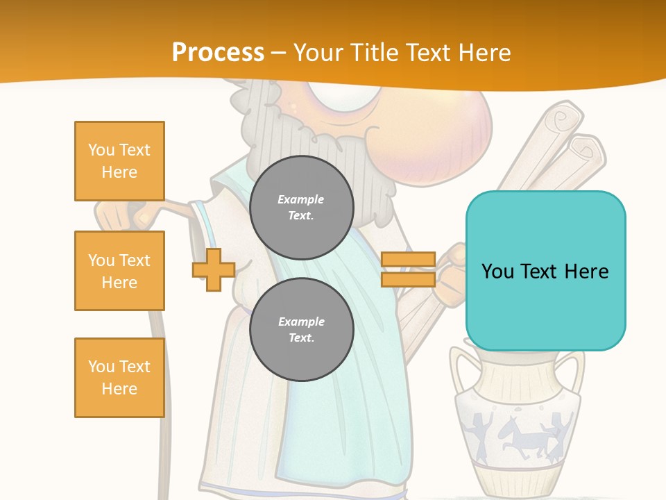 A Man With A Beard Holding A Baseball Bat PowerPoint Template