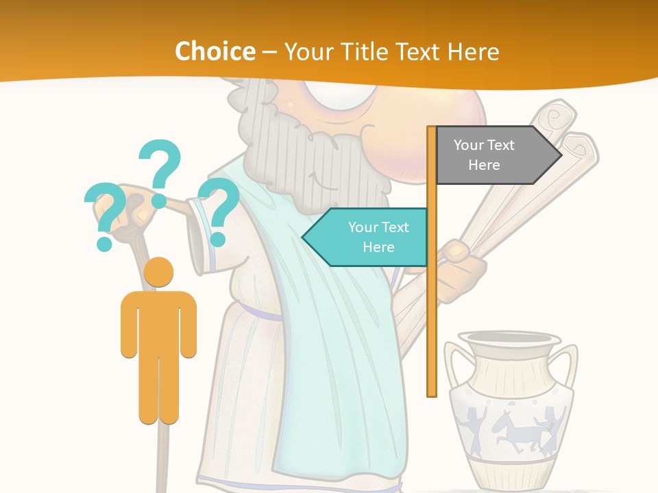 A Man With A Beard Holding A Baseball Bat PowerPoint Template