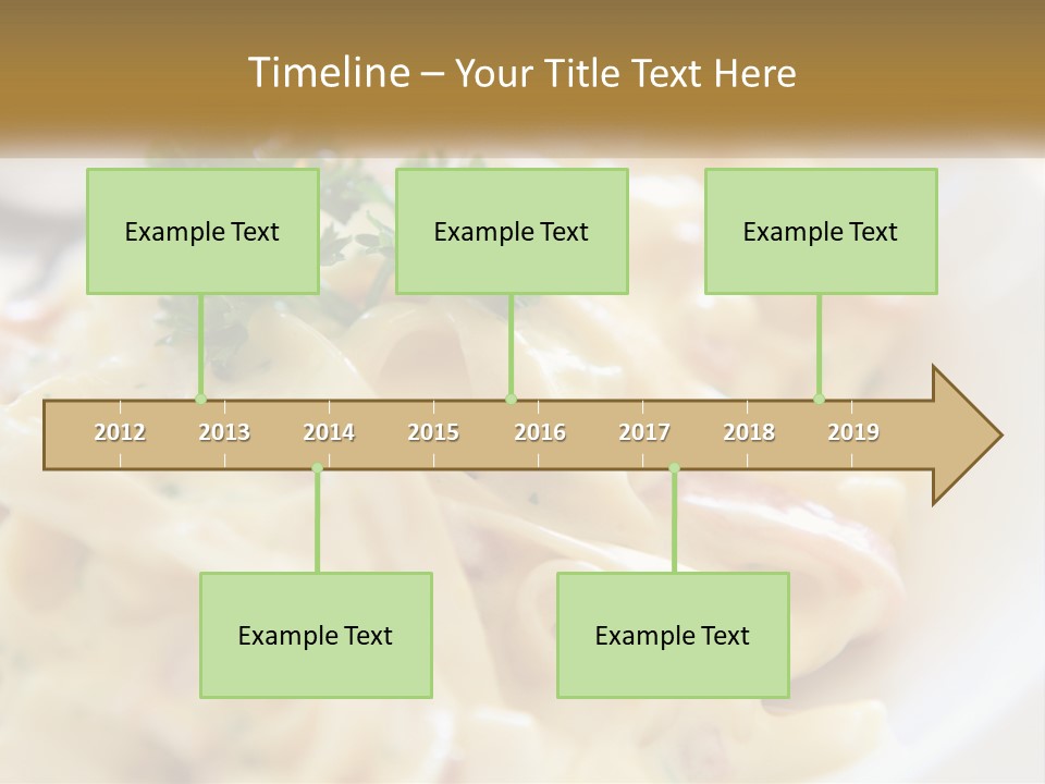 A Plate Of Pasta With Parsley On Top Of It PowerPoint Template