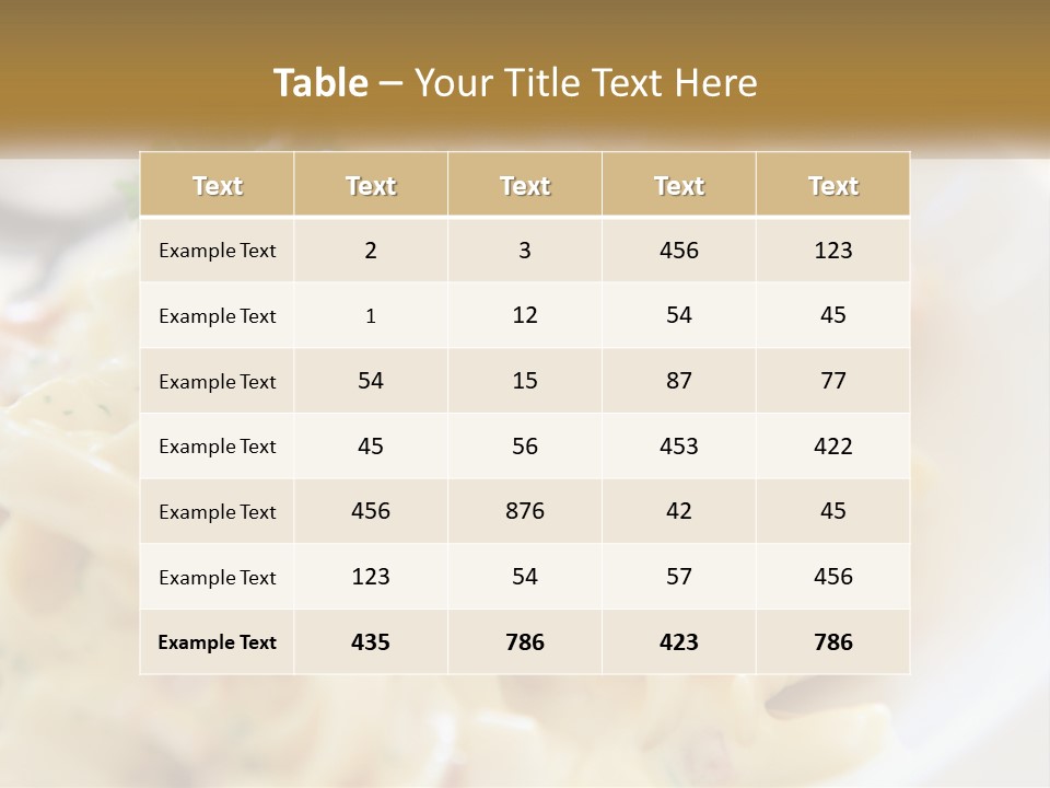 A Plate Of Pasta With Parsley On Top Of It PowerPoint Template