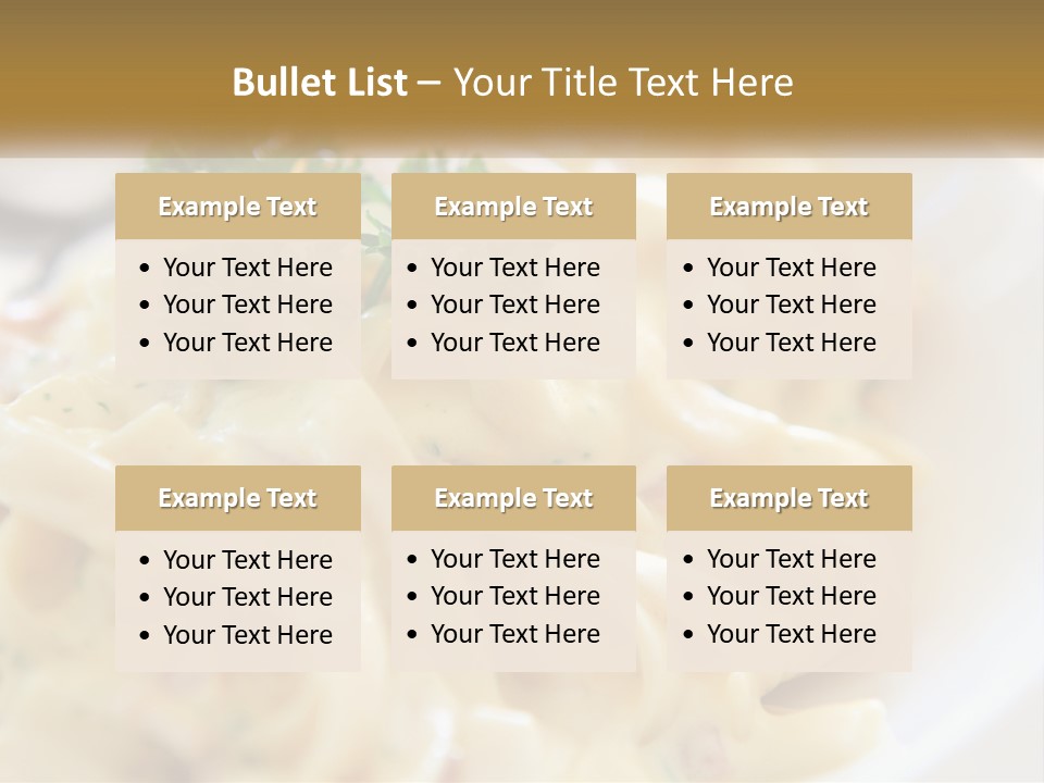 A Plate Of Pasta With Parsley On Top Of It PowerPoint Template