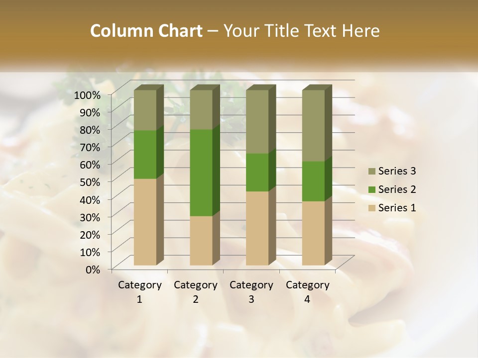 A Plate Of Pasta With Parsley On Top Of It PowerPoint Template