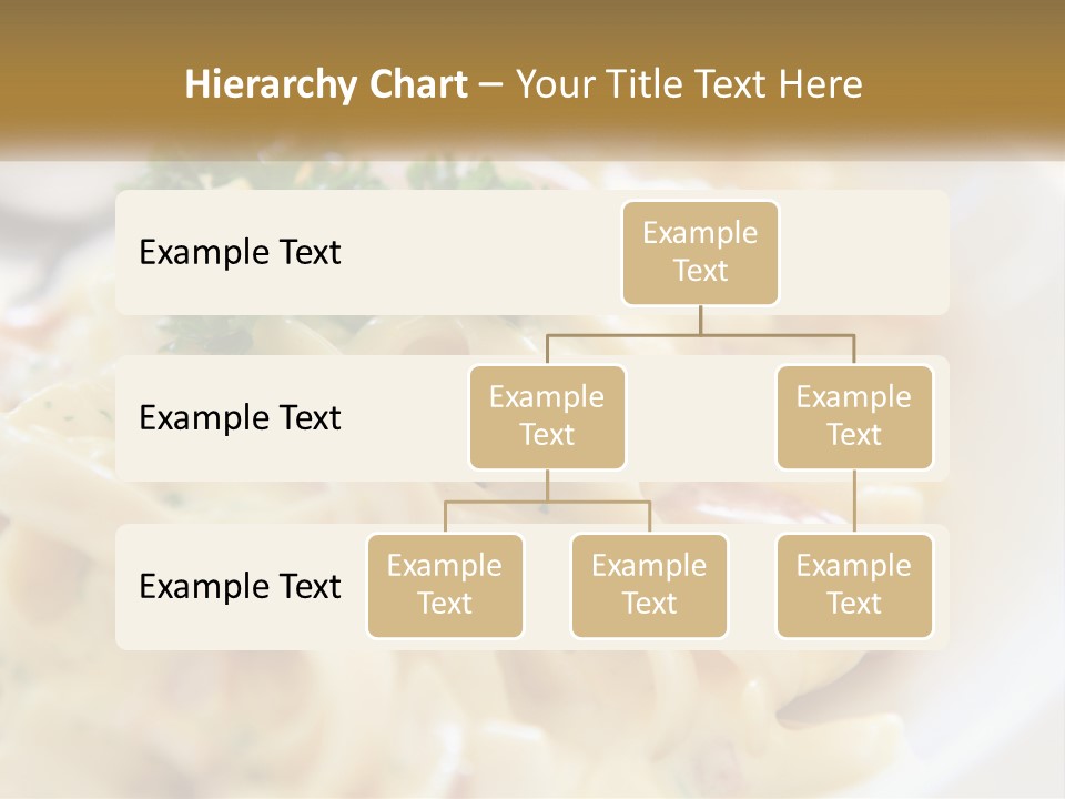 A Plate Of Pasta With Parsley On Top Of It PowerPoint Template