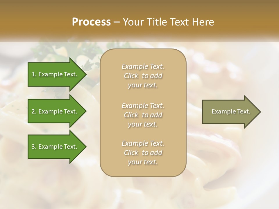 A Plate Of Pasta With Parsley On Top Of It PowerPoint Template