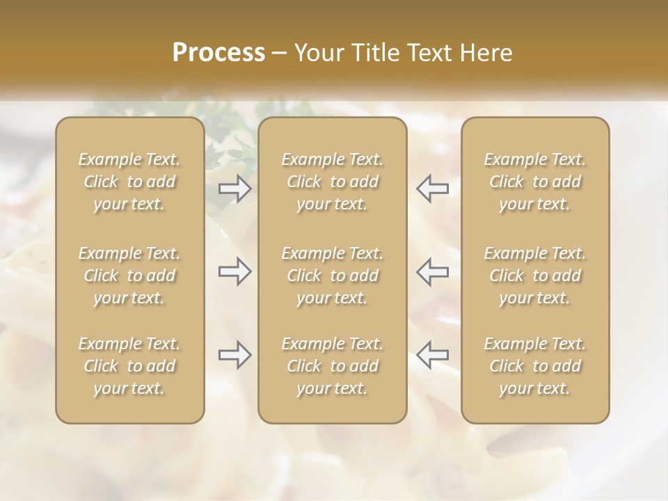 A Plate Of Pasta With Parsley On Top Of It PowerPoint Template