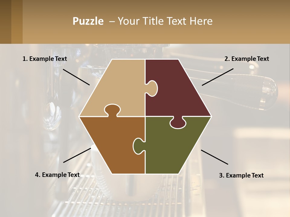 A Espresso Machine Making A Cup Of Coffee PowerPoint Template