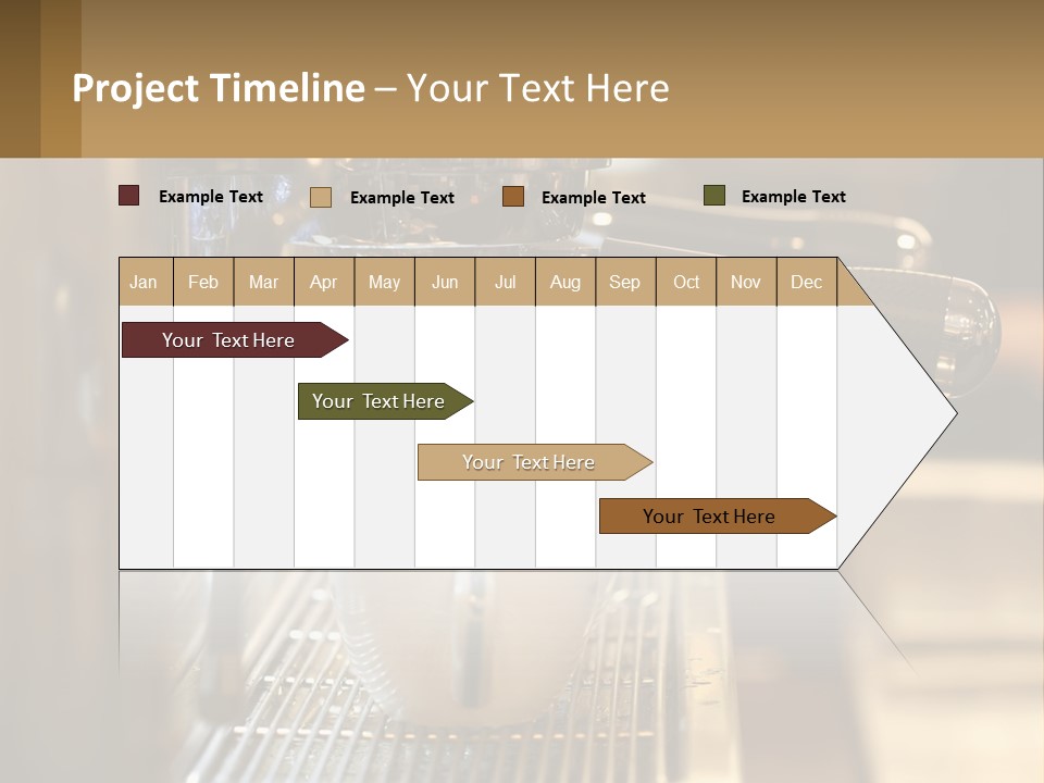 A Espresso Machine Making A Cup Of Coffee PowerPoint Template