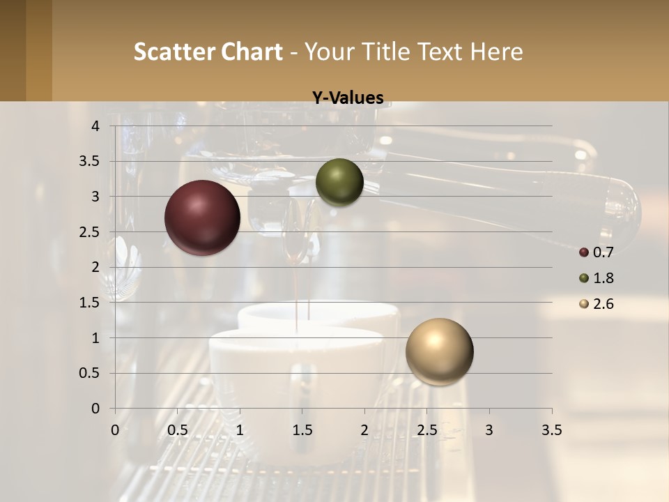 A Espresso Machine Making A Cup Of Coffee PowerPoint Template