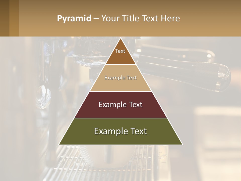 A Espresso Machine Making A Cup Of Coffee PowerPoint Template
