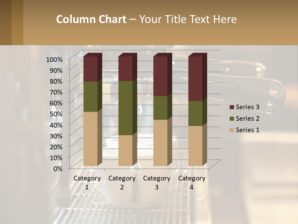 A Espresso Machine Making A Cup Of Coffee PowerPoint Template