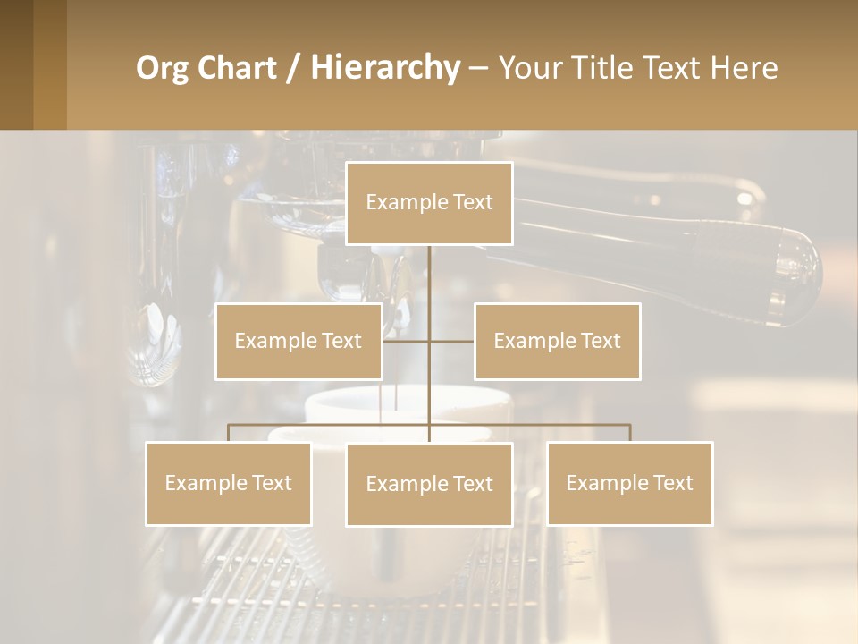 A Espresso Machine Making A Cup Of Coffee PowerPoint Template