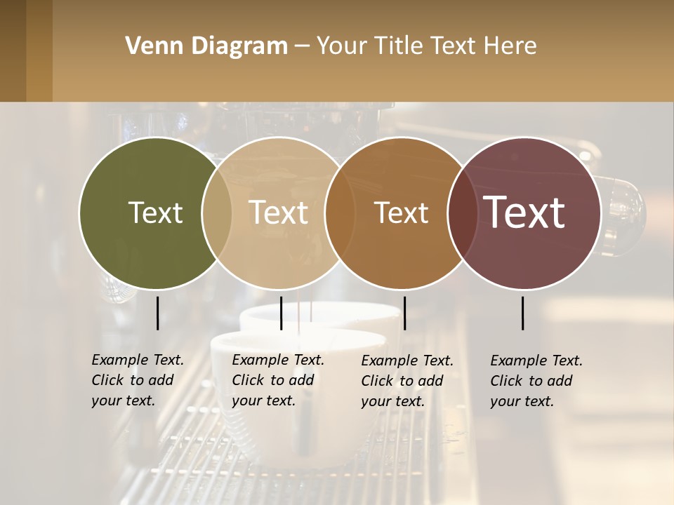 A Espresso Machine Making A Cup Of Coffee PowerPoint Template