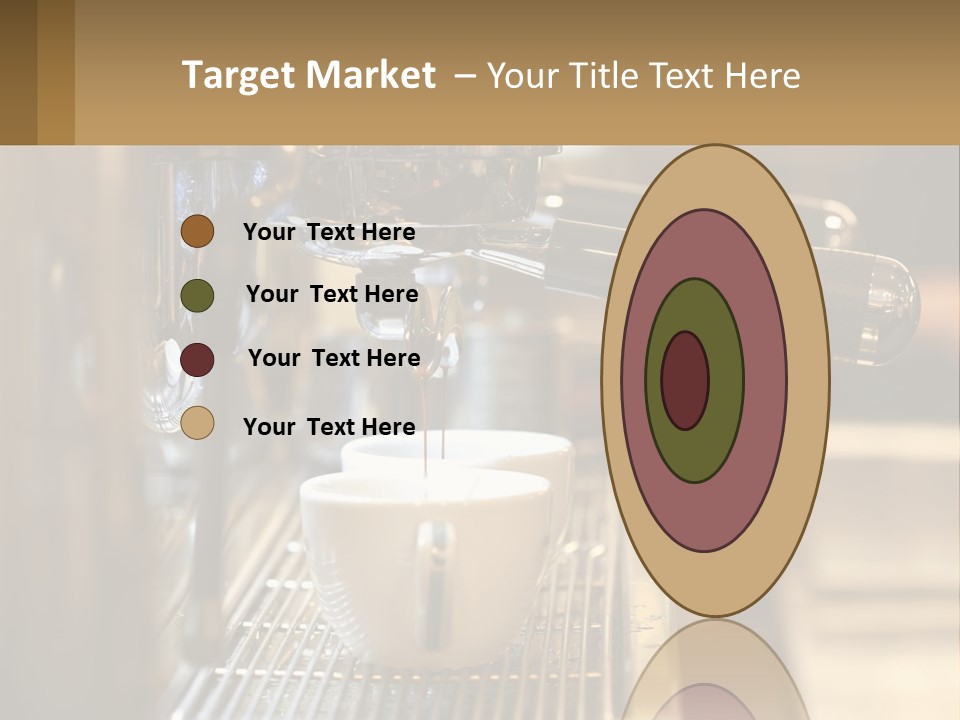 A Espresso Machine Making A Cup Of Coffee PowerPoint Template