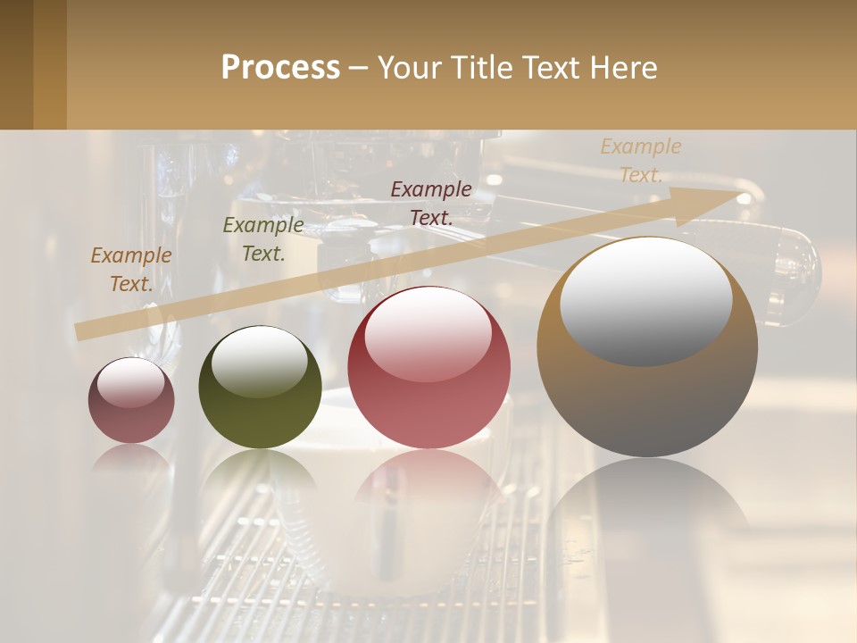 A Espresso Machine Making A Cup Of Coffee PowerPoint Template