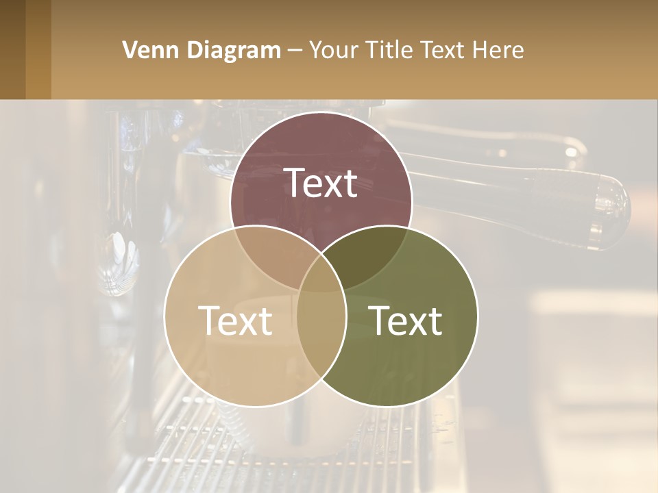 A Espresso Machine Making A Cup Of Coffee PowerPoint Template