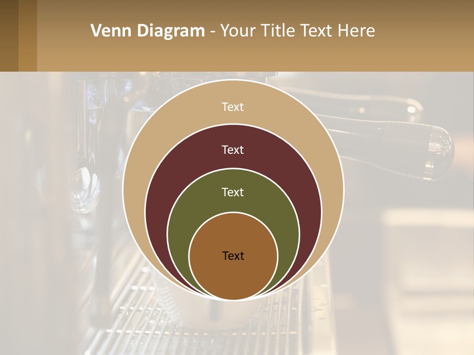 A Espresso Machine Making A Cup Of Coffee PowerPoint Template