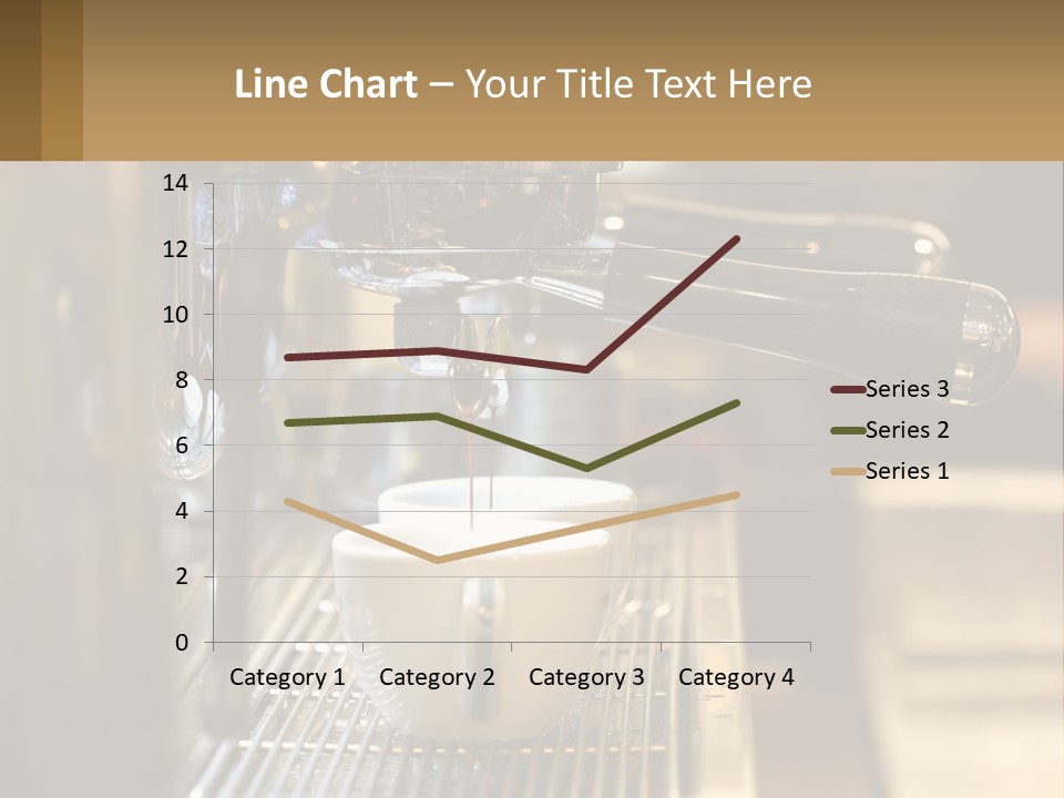 A Espresso Machine Making A Cup Of Coffee PowerPoint Template