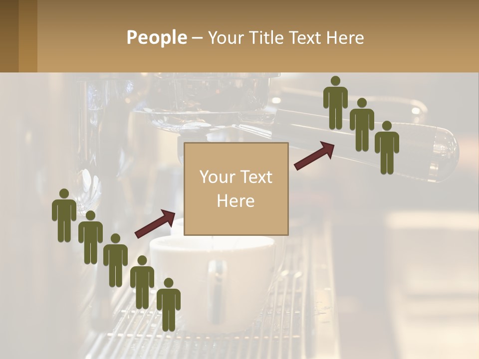 A Espresso Machine Making A Cup Of Coffee PowerPoint Template