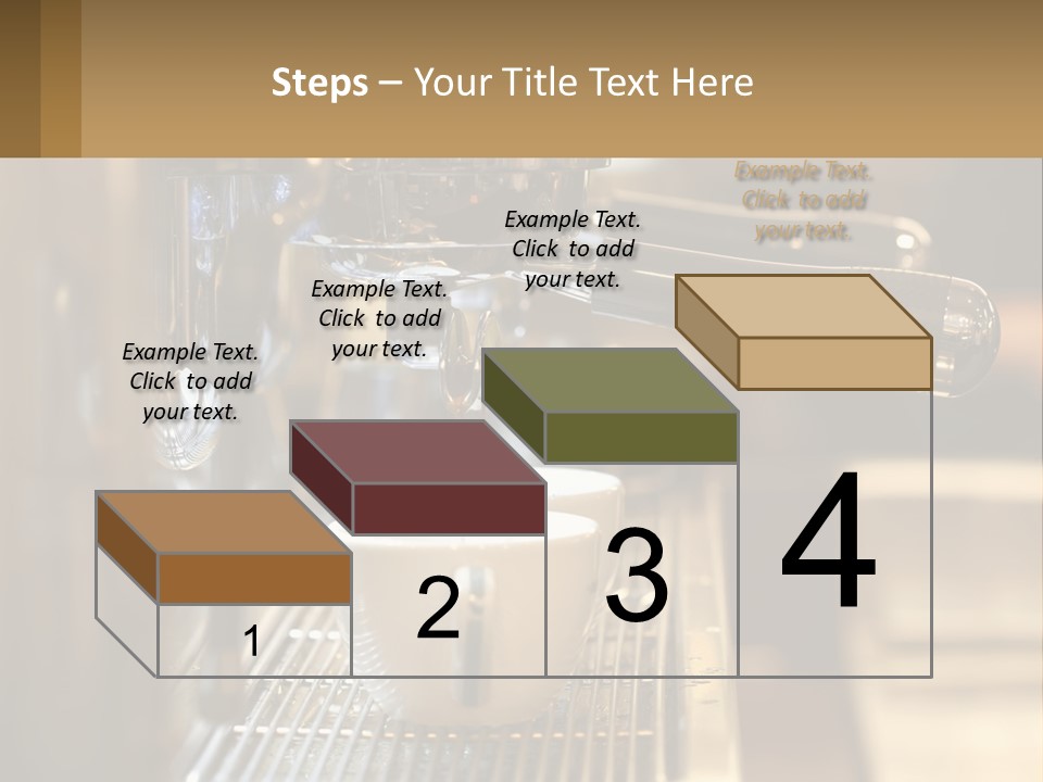 A Espresso Machine Making A Cup Of Coffee PowerPoint Template