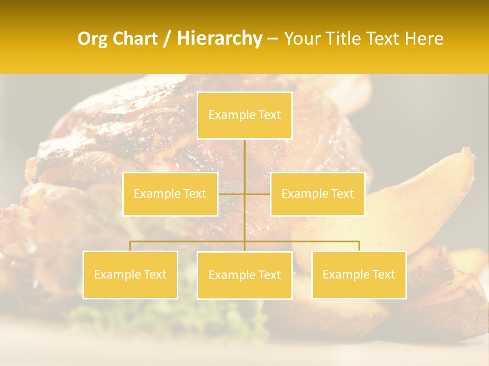 A Close Up Of A Plate Of Food With Potatoes PowerPoint Template