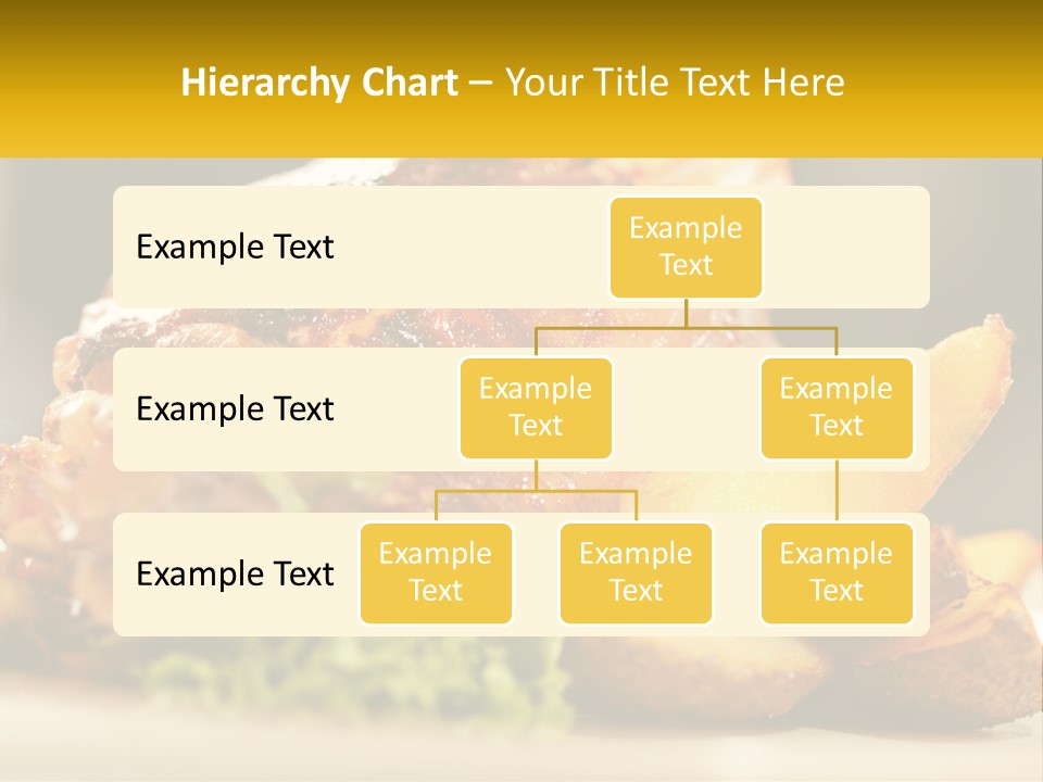 A Close Up Of A Plate Of Food With Potatoes PowerPoint Template