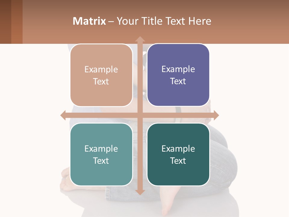 A Woman Holding A Baby In Her Arms PowerPoint Template