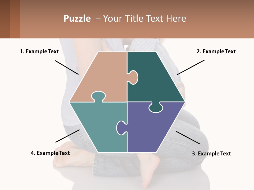 A Woman Holding A Baby In Her Arms PowerPoint Template