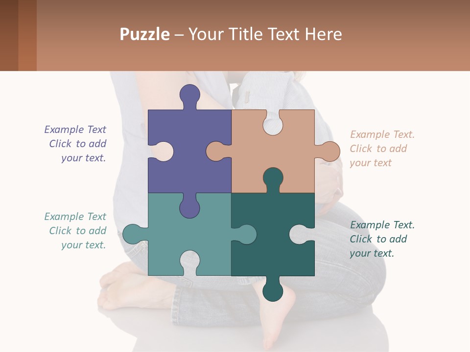 A Woman Holding A Baby In Her Arms PowerPoint Template