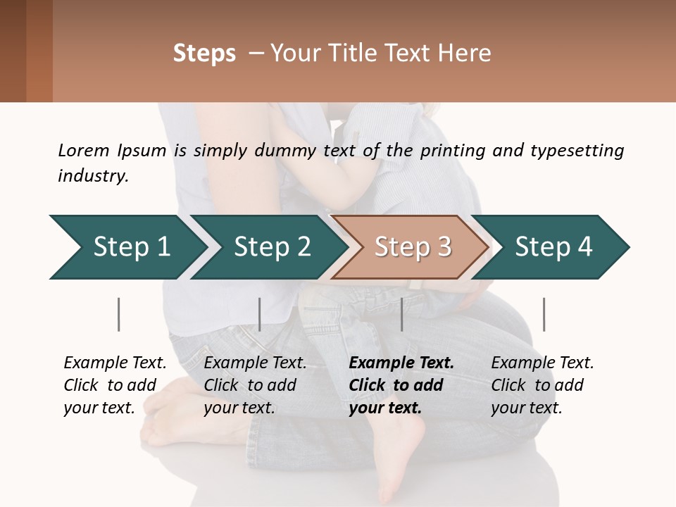 A Woman Holding A Baby In Her Arms PowerPoint Template