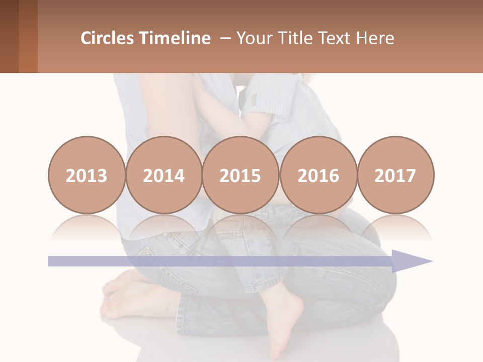 A Woman Holding A Baby In Her Arms PowerPoint Template