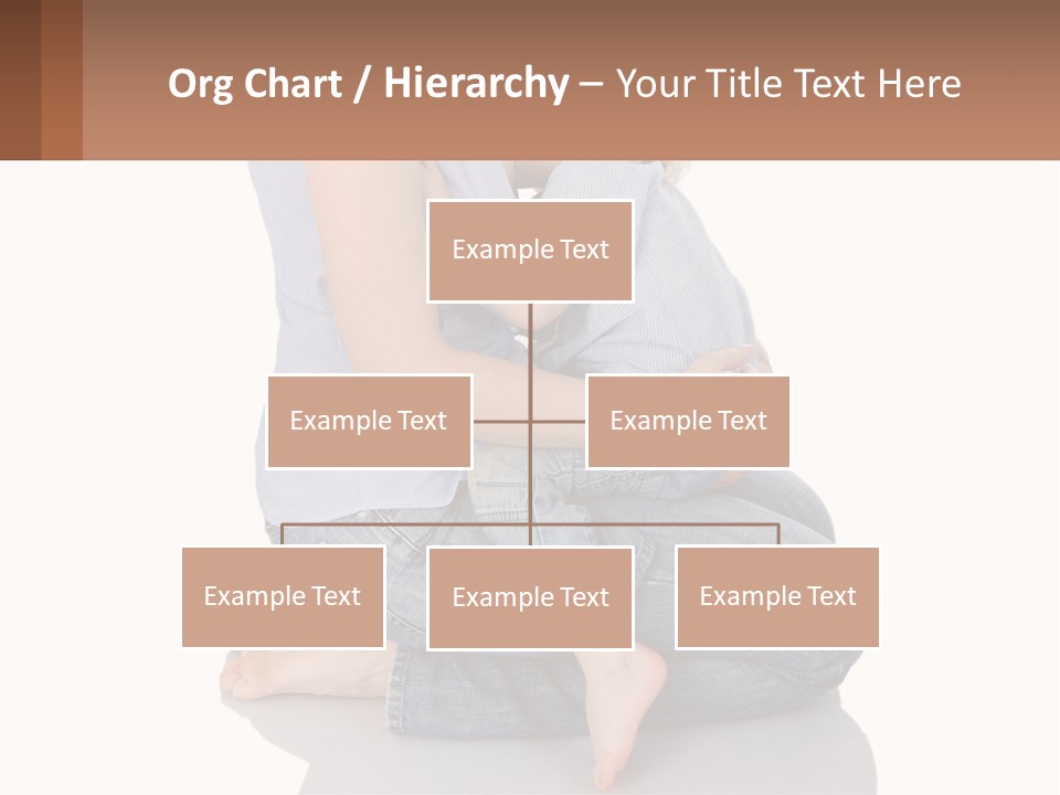 A Woman Holding A Baby In Her Arms PowerPoint Template