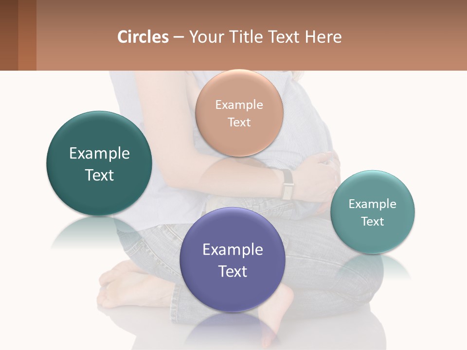 A Woman Holding A Baby In Her Arms PowerPoint Template