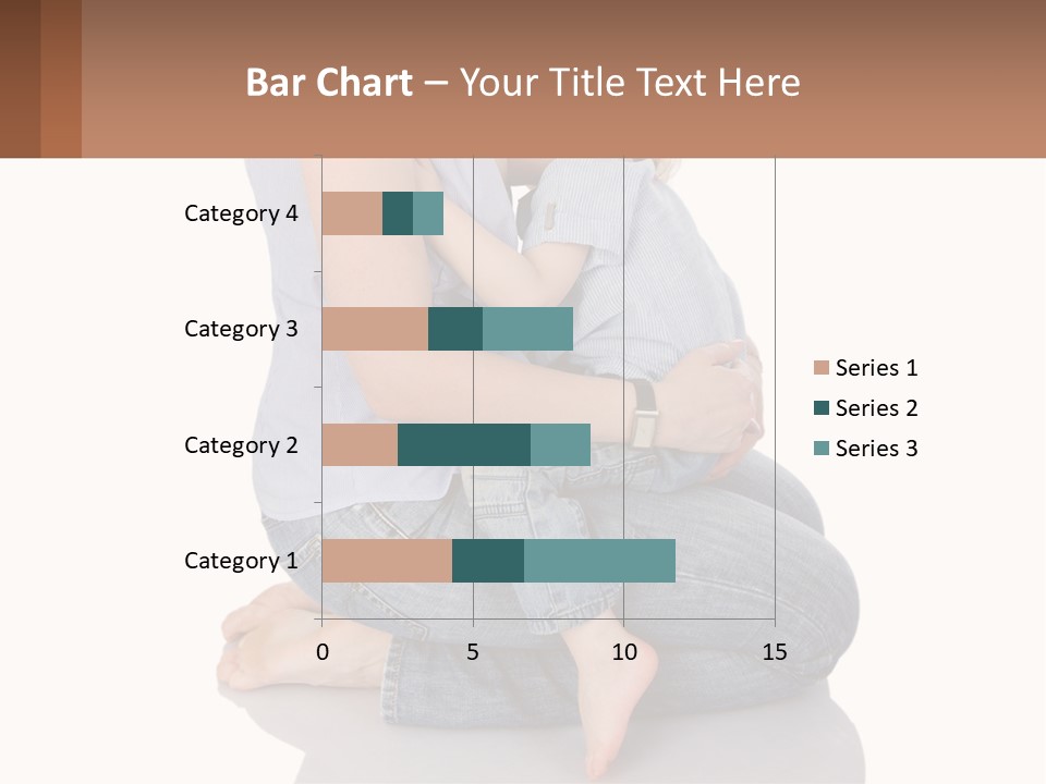 A Woman Holding A Baby In Her Arms PowerPoint Template