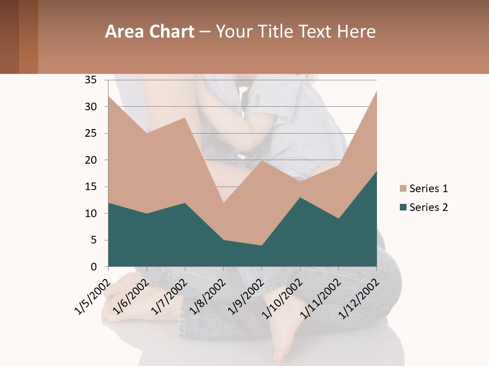 A Woman Holding A Baby In Her Arms PowerPoint Template