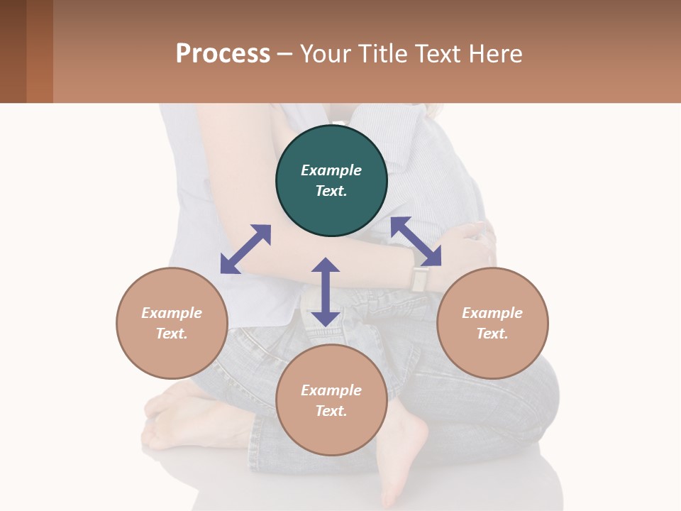 A Woman Holding A Baby In Her Arms PowerPoint Template