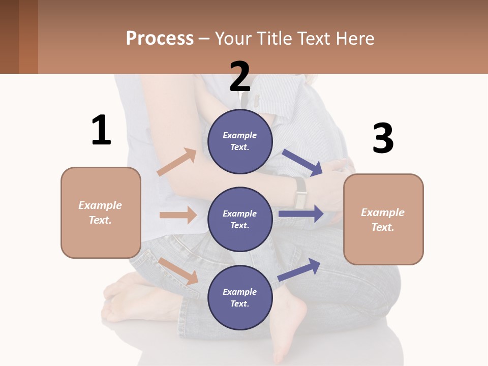 A Woman Holding A Baby In Her Arms PowerPoint Template