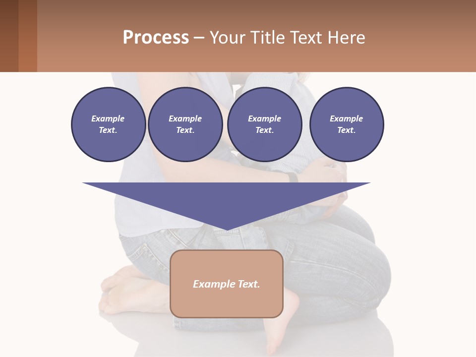 A Woman Holding A Baby In Her Arms PowerPoint Template