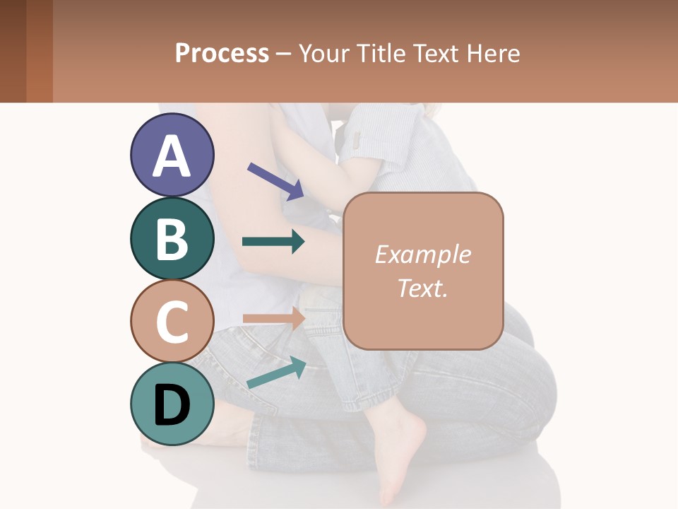 A Woman Holding A Baby In Her Arms PowerPoint Template