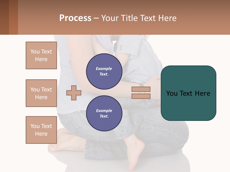 A Woman Holding A Baby In Her Arms PowerPoint Template