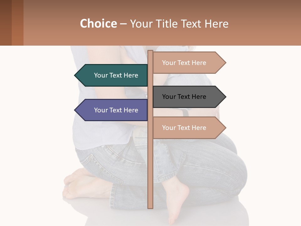 A Woman Holding A Baby In Her Arms PowerPoint Template