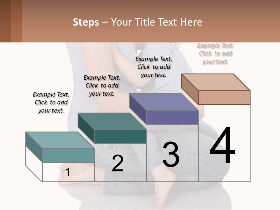 A Woman Holding A Baby In Her Arms PowerPoint Template