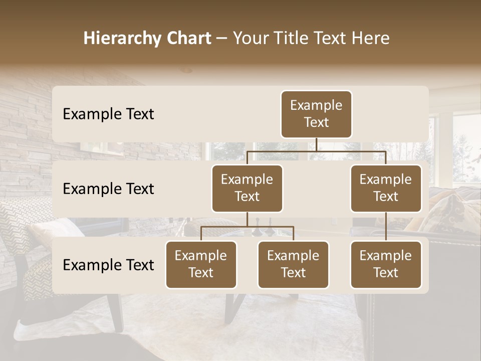 A Living Room Filled With Furniture And A Fire Place PowerPoint Template