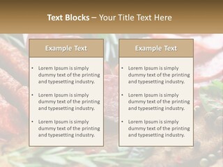 A Wooden Cutting Board Topped With Different Types Of Sausages PowerPoint Template