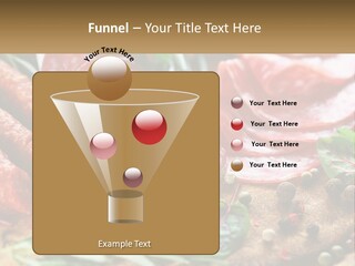 A Wooden Cutting Board Topped With Different Types Of Sausages PowerPoint Template