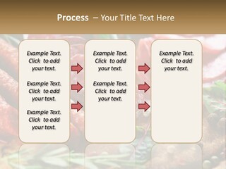 A Wooden Cutting Board Topped With Different Types Of Sausages PowerPoint Template