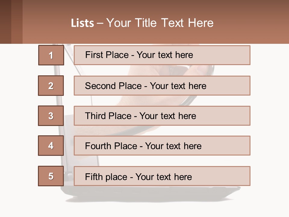 A Person Holding A Laptop With A Stethoscope In Their Hand PowerPoint Template