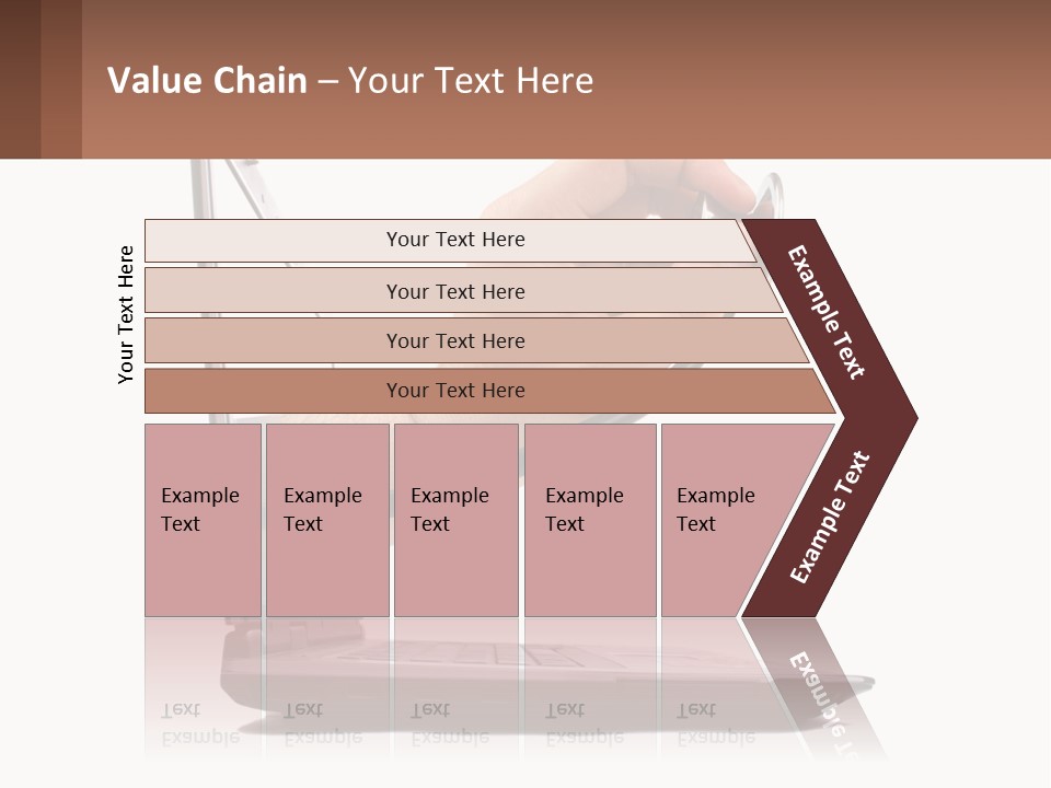 A Person Holding A Laptop With A Stethoscope In Their Hand PowerPoint Template